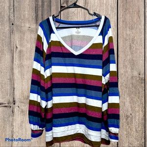 * 2 for 25 * EVRI V NECK LONG SLEEVE TOP